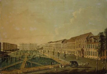 Näkymä Wilhelmsplatzille etelästä, 1773